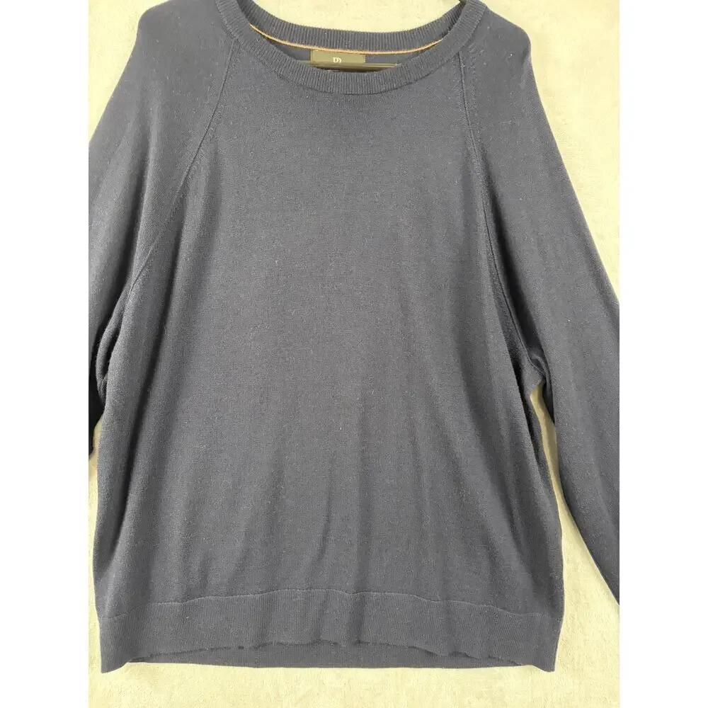Banana Republic Italian Merino Wool Navy Crew Neck Sweater – Size XL